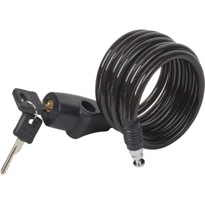 Candado de bicicleta Master Lock - Cabo autoenrolável preto 1,8m Candado de bicicleta Master Lock - Cabo autoenrolável preto 1,8m