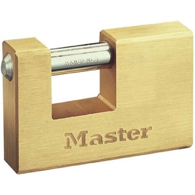 Zamek z mosiądzu Master Lock MLK607 - Prostokątny 76mm Bezpieczeństwo Zamek z mosiądzu Master Lock MLK607 - Prostokątny 76mm Bezpieczeństwo