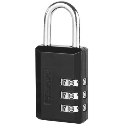 Master Lock 647EURD Hangslot - 3-cijferige Zinksluiting Master Lock 647EURD Hangslot - 3-cijferige Zinksluiting