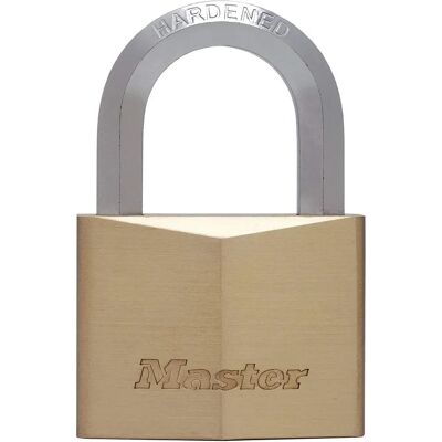 CADEADO MASTER LOCK 1165EURD de latão com arco hexagonal - Alta segurança CADEADO MASTER LOCK 1165EURD de latão com arco hexagonal - Alta segurança