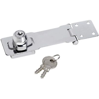 Master Lock Chrome Steel Locking Hasp 117mm - Locking Hasp Master Lock Chrome Steel Locking Hasp 117mm - Locking Hasp