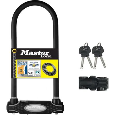 Sykkellås fra Master Lock - Sold Secure Gold, Dobbelt lås, 13mm, 28cm Sykkellås fra Master Lock - Sold Secure Gold, Dobbelt lås, 13mm, 28cm