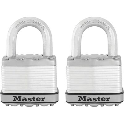 Zamek Master Lock M5EURT z laminowanej stali - 50mm - Klucz taki sam Zamek Master Lock M5EURT z laminowanej stali - 50mm - Klucz taki sam