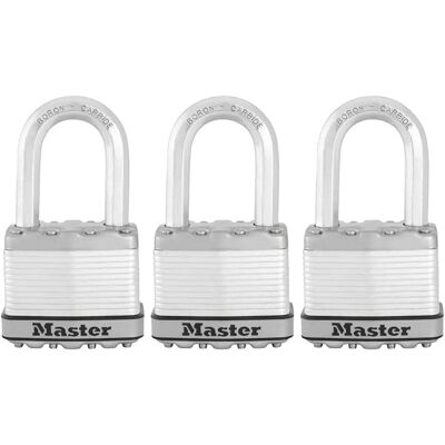 Master Lock M5EURTRILF Laminierter Stahl Vorhängeschloss - 50mm Master Lock M5EURTRILF Laminierter Stahl Vorhängeschloss - 50mm