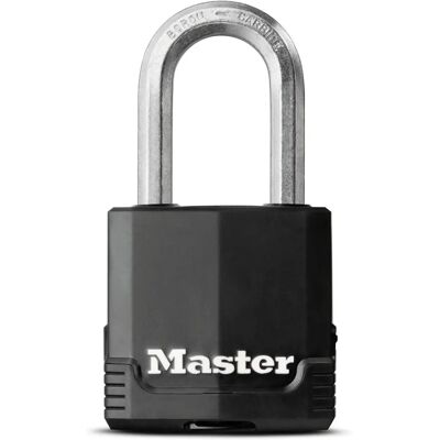 Master Lock Wetterfester Laminierter Stahl Vorhängeschloss - 45mm, 38mm Bügel Master Lock Wetterfester Laminierter Stahl Vorhängeschloss - 45mm, 38mm Bügel