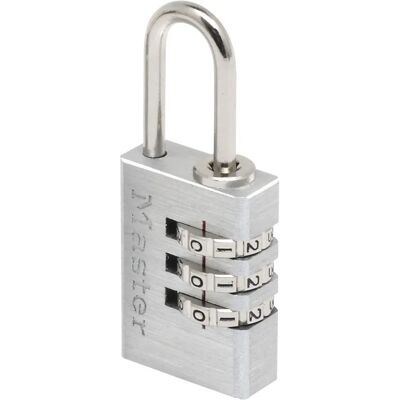 Zamek bagażowy aluminiowy Master Lock 7620EURD - 3 cyfrowa kombinacja Zamek bagażowy aluminiowy Master Lock 7620EURD - 3 cyfrowa kombinacja