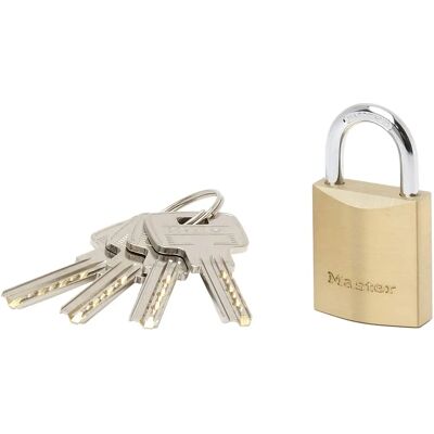 Master Lock 30mm Dikke Messing Slot - Hoge Beveiliging Master Lock 30mm Dikke Messing Slot - Hoge Beveiliging
