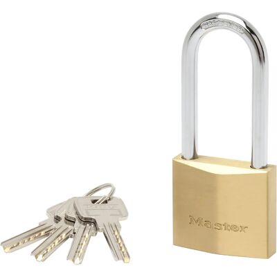 Master Lock 2950EURDLJ Cadeado de latão - Alta segurança Master Lock 2950EURDLJ Cadeado de latão - Alta segurança
