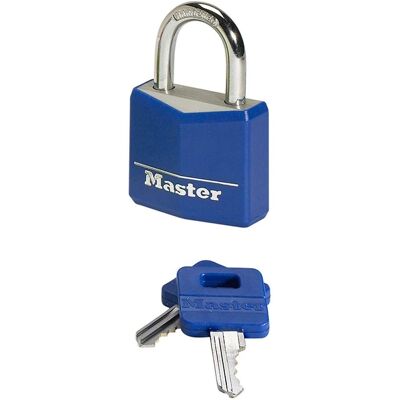 Cadeado com chave Master Lock 9131EURDCOL em alumínio - Multicolorido Cadeado com chave Master Lock 9131EURDCOL em alumínio - Multicolorido