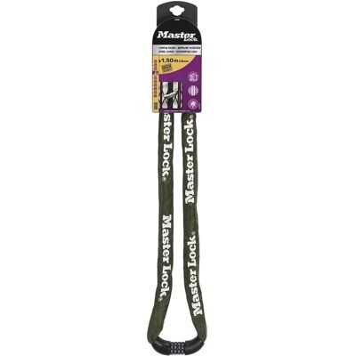 Master Lock Grüner 150cm Nylonkettenschloss - Kettenschloss Master Lock Grüner 150cm Nylonkettenschloss - Kettenschloss