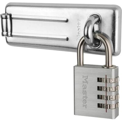Master Lock 7640704EURD - Schloss mit Türhaken & Kombi - Vorhängeschloss Master Lock 7640704EURD - Schloss mit Türhaken & Kombi - Vorhängeschloss