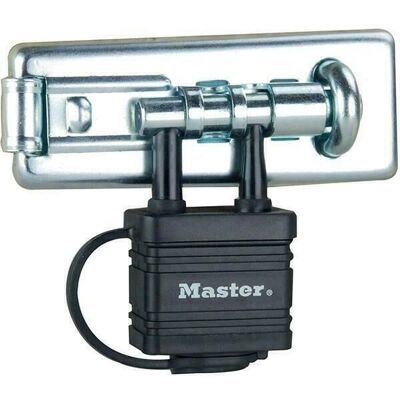 Master Lock Bolt Hasp with Lock - 110mm - Hasps Lock Master Lock Bolt Hasp with Lock - 110mm - Hasps Lock