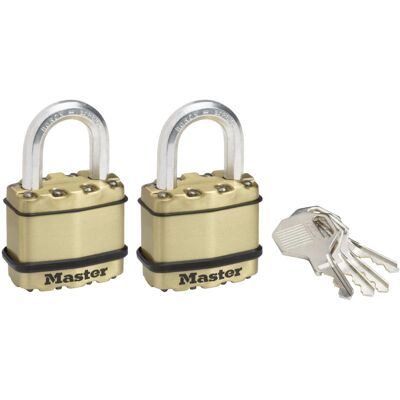 Master Lock M1BEURT Pack de 2 Fechos de Alta Segurança Master Lock M1BEURT Pack de 2 Fechos de Alta Segurança