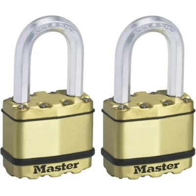 Zamek z laminowanego stali Master Lock - Wysoki poziom bezpieczeństwa - Klucz - Na zewnątrz - 52mm Zamek z laminowanego stali Master Lock - Wysoki poziom bezpieczeństwa - Klucz - Na zewnątrz - 52mm