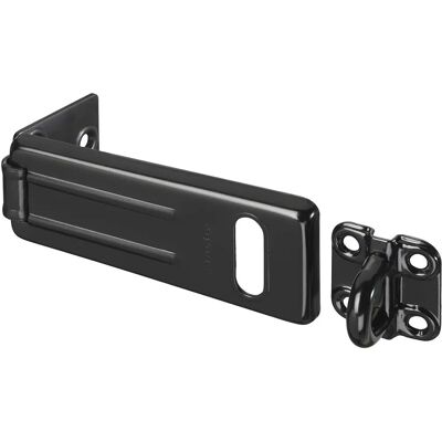 Master Lock hasp de aço forjado 115mm - Preto - Tipo de fecho hasp Master Lock hasp de aço forjado 115mm - Preto - Tipo de fecho hasp