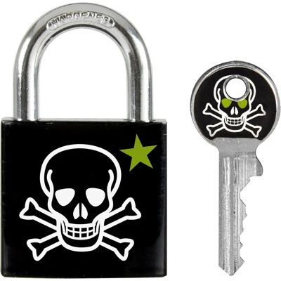 Master Lock 938763 - Fechadura de combinação com Motivo de Caveira - 30mm Master Lock 938763 - Fechadura de combinação com Motivo de Caveira - 30mm