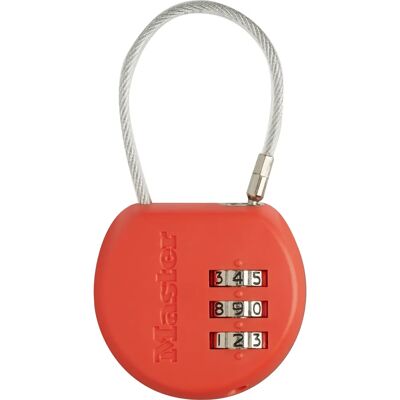 Master Lock 4671EURDCOL Cadenas de Voyage en Acier Master Lock 4671EURDCOL Cadenas de Voyage en Acier