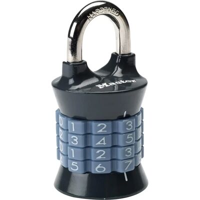 Master Lock 1535EURDCOL Fechadura programável de 4 dígitos - Metal 37mm Master Lock 1535EURDCOL Fechadura programável de 4 dígitos - Metal 37mm