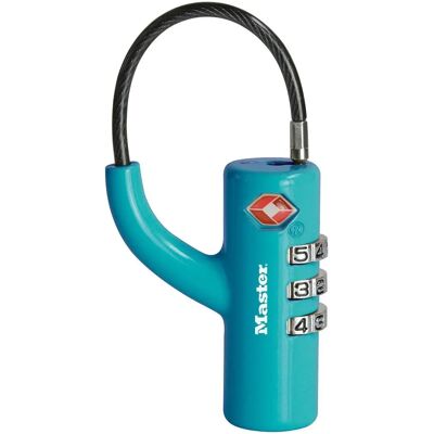 Master Lock 4717EURDBLU TSA Schloss - Aluminium, Blau, 8.1x1.8x1.8cm Master Lock 4717EURDBLU TSA Schloss - Aluminium, Blau, 8.1x1.8x1.8cm