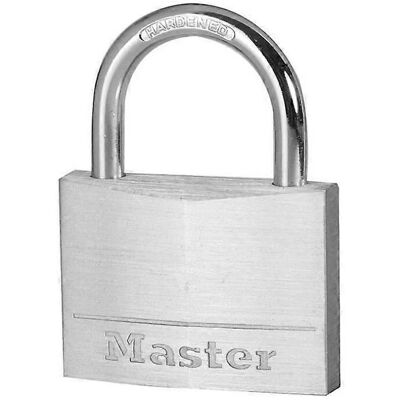 Master Lock srebrny kłódka - 60mm aluminium, stalowy łuk Master Lock srebrny kłódka - 60mm aluminium, stalowy łuk