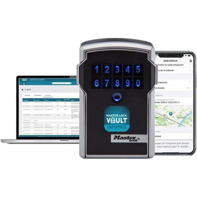 Master Lock 5441EURent Bluetooth Sleutelkast - Professioneel wandmodel Master Lock 5441EURent Bluetooth Sleutelkast - Professioneel wandmodel