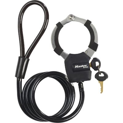 Kłódka na kabel ze stali Master Lock 66268700 - Czarna Kłódka na kabel ze stali Master Lock 66268700 - Czarna