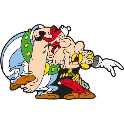 Plastoy Asterix & Obelix Lach Magnet - Koelkastmagneet - 6cm Plastoy Asterix & Obelix Lach Magnet - Koelkastmagneet - 6cm