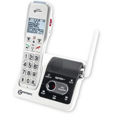 Geemarc Amplidect 595 ULE trådlös telefon med hörselhjälpmedelskompatibilitet Geemarc Amplidect 595 ULE trådlös telefon med hörselhjälpmedelskompatibilitet