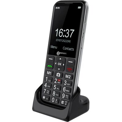 Geemarc CL8600 Telefono Senior - Schermo Grande, 4G, Fotocamera, Nero Geemarc CL8600 Telefono Senior - Schermo Grande, 4G, Fotocamera, Nero