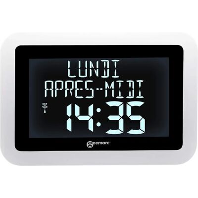 Reloj Radio Geemarc VISO15 Blanco - Demencia y Alzheimer Reloj Radio Geemarc VISO15 Blanco - Demencia y Alzheimer