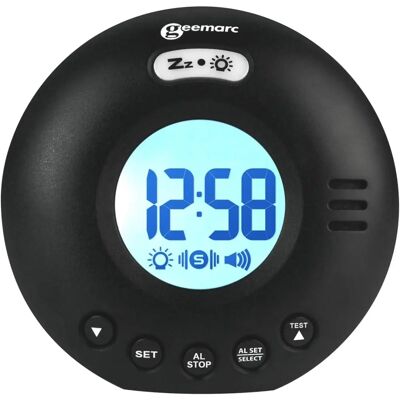 Geemarc JWNS-VOYAGERV2_BLK_I Compacte reiswekker Geemarc JWNS-VOYAGERV2_BLK_I Compacte reiswekker