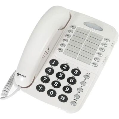 Geemarc CL1100 Weiß Verstärktes Senioren-Telefon - Festnetz Geemarc CL1100 Weiß Verstärktes Senioren-Telefon - Festnetz