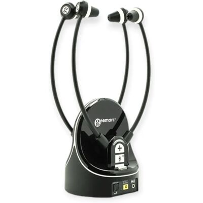 Casques TV sans fil Geemarc CL7370-2 - Son amplifié - Publicité Casques TV sans fil Geemarc CL7370-2 - Son amplifié - Publicité