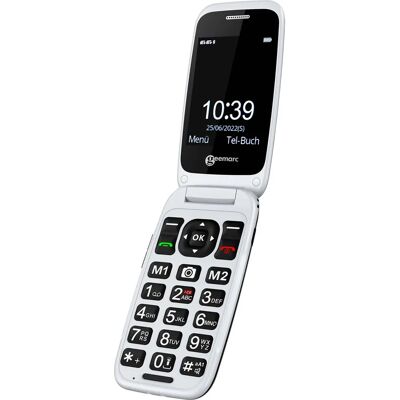 Geemarc CL8700 Téléphone Senior à clapet 4G - Sécurité & Compatible Appareils Auditifs Geemarc CL8700 Téléphone Senior à clapet 4G - Sécurité & Compatible Appareils Auditifs