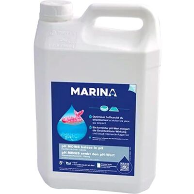 Réducteur de pH pour eau de piscine Marina - 5L - Publicité Réducteur de pH pour eau de piscine Marina - 5L - Publicité