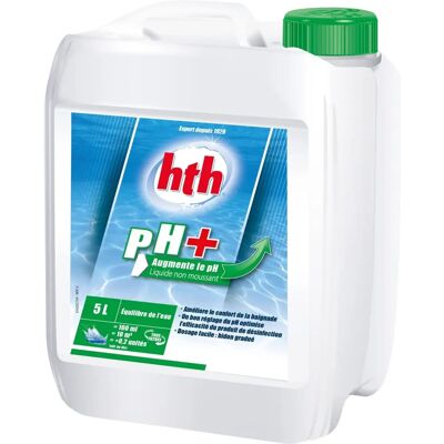 Correcteur de pH hth pH PLUS liquide - 20L, 5L, 8kg - Piscine - Publicité Correcteur de pH hth pH PLUS liquide - 20L, 5L, 8kg - Piscine - Publicité