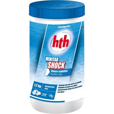 hth MINITAB Shock 20g Tabletten - Schnelle Chlorstärke für Pools hth MINITAB Shock 20g Tabletten - Schnelle Chlorstärke für Pools