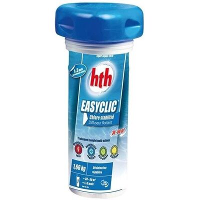Diffuseur de Chlore pour Piscine HTH Easyclic 1,66 kg - Traitement de l'eau - Publicité Diffuseur de Chlore pour Piscine HTH Easyclic 1,66 kg - Traitement de l'eau - Publicité