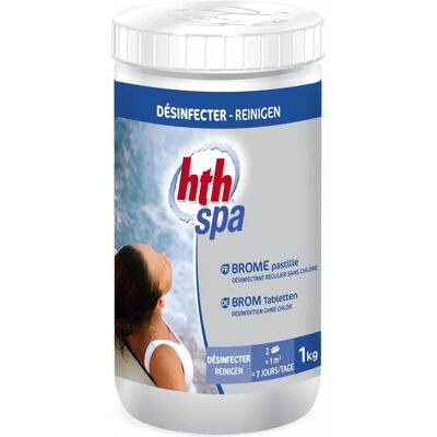 Pastilles de désinfection spa HTH - 20g traitement de l'eau - Publicité Pastilles de désinfection spa HTH - 20g traitement de l'eau - Publicité