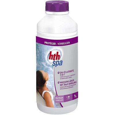 Clarifiant Eau Éclatante 3-en-1 hth Spa - 1 litre - Publicité Clarifiant Eau Éclatante 3-en-1 hth Spa - 1 litre - Publicité