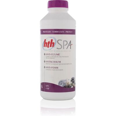 hth Spa Anti-Mousse - 1L - Action rapide - Efficace à faible concentration - Compatible avec tout équipement de filtration - Respectueux de l'environnement - Publicité hth Spa Anti-Mousse - 1L - Action rapide - Efficace à faible concentration - Compatible avec tout équipement de filtration - Respectueux de l'environnement - Publicité