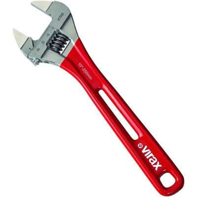 Virax Modell 017022 Einstellbare Schraubenschlüssel - Schmaler Kopf, 260mm Virax Modell 017022 Einstellbare Schraubenschlüssel - Schmaler Kopf, 260mm