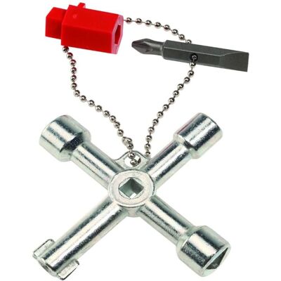 Clé croisée universelle Virax 6-en-1 - Électricien Clé croisée universelle Virax 6-en-1 - Électricien