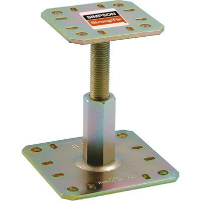 SIMPSON Strong Tie - Regulowana podstawa słupa - Ocynkowana stal - 100-150mm - Typ słupa SIMPSON Strong Tie - Regulowana podstawa słupa - Ocynkowana stal - 100-150mm - Typ słupa