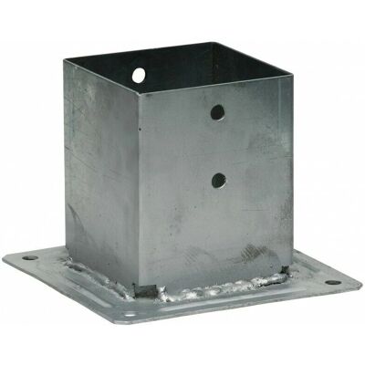 Base de Poteau Carré PPJBT160 - Galvanisée - Type de Poteau Base de Poteau Carré PPJBT160 - Galvanisée - Type de Poteau