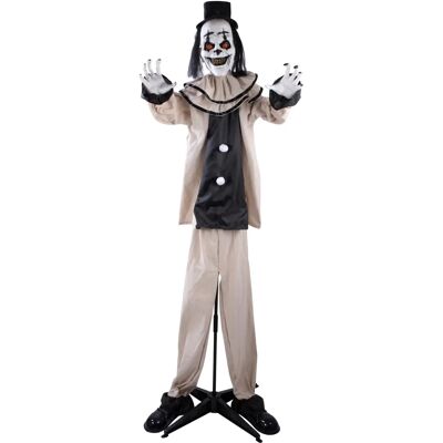 Générique Clown Halloween Automate Son et Lumière - 160CM - Publicité Générique Clown Halloween Automate Son et Lumière - 160CM - Publicité