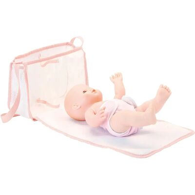 PETITCOLLIN Sac à langer poupée - Rose 2-en-1 - Publicité PETITCOLLIN Sac à langer poupée - Rose 2-en-1 - Publicité