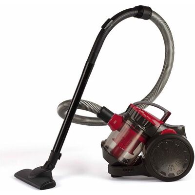 LIVOO Multicyclonische Stofzuiger doh105r 900W Zwart/Rood LIVOO Multicyclonische Stofzuiger doh105r 900W Zwart/Rood