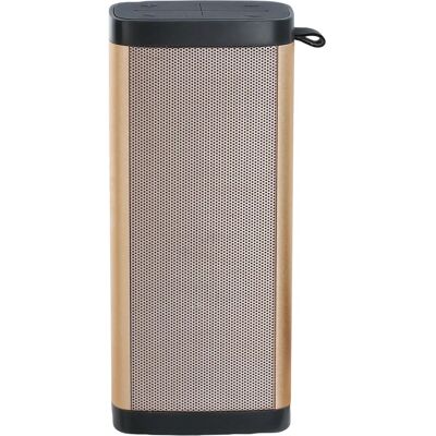 Haut-parleur Bluetooth Or GoldenSound - Portable 6W Radio FM - Publicité Haut-parleur Bluetooth Or GoldenSound - Portable 6W Radio FM - Publicité