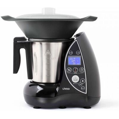 VidaXL Livoo Thermo-robot de cuisine 3 L 1500 W - NOIR - Publicité VidaXL Livoo Thermo-robot de cuisine 3 L 1500 W - NOIR - Publicité